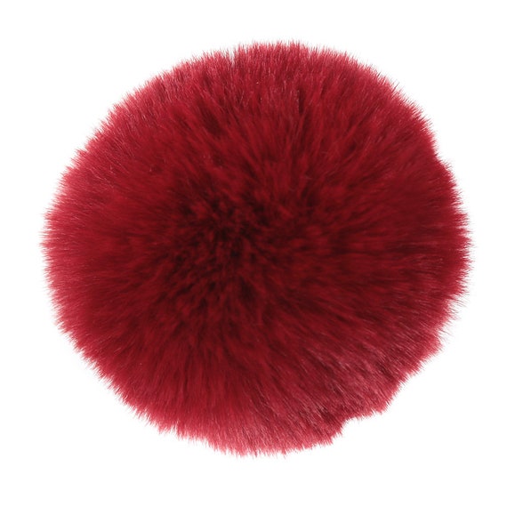12 Pompons En Fausse Fourrure – 8 Cm De Diamètre, 12 Couleurs, Pour Chapeaux, Écharpes, Accessoires - 13
