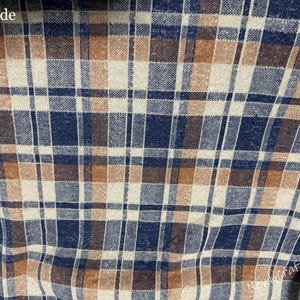 Checked Sherpa Fabric, Double-Sided Plaid Fleece Fabric, Thick Lamb Wool Fabric, Winter Fabric for Coat Jacket Thermal Lining, Doll Costumes, Teddy Bear, Blanket, Plush Toys, Photo Props, Scottish Style Faux Fur Fabric,Luxury High Quality Fur,Fursuit