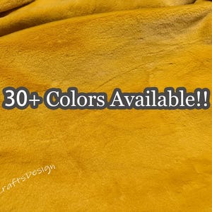 Soft Mink Fur Fabric,Faux Rabbit Fur,Yellow Faux Fur Fabric for Clothing Coat Collar Fursuit Cosplay Costume,Photo Prop,Throw Pillow,Blanket