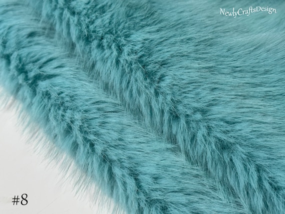 Tela Peluche Pelo Largo Verde Tela Peluche Fina Pelo Largo Con - Main Image