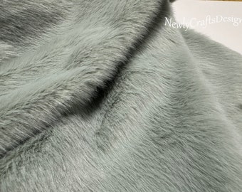 Tissu minky, fausse fourrure ultra douce, fausse fourrure de lapin rex pour peluches couverture tapis Fursuit vêtements col manteau oreiller jeter artisanat bricolage