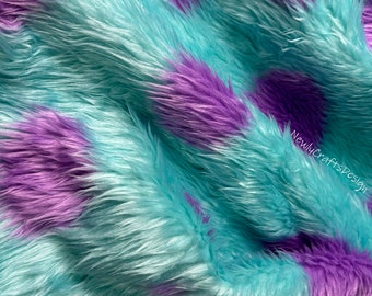 Shaggy Fur, Middle Pile Soft Faux Fur Fabric for Fursuit Cosplay Costume Monster Hair Plush Dolls Making Photo Prop Trim Throw Pillow Crafts