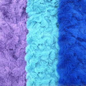 Fluffy Rabbit Minky Plush Faux Fur Fabric, Fake Fur for DIY Crafts, Fursuit,Cosplay Costume,Vests,Toys,Pet Bed,Photo Props,Trim,Throw Pillow