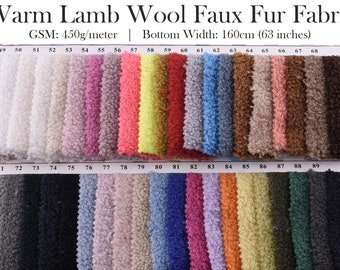 Tela de vellón sherpa, tela para osos de peluche, tela de peluche para hacer muñecas, peluches, forro de chaquetas, tela para ropa DIY
