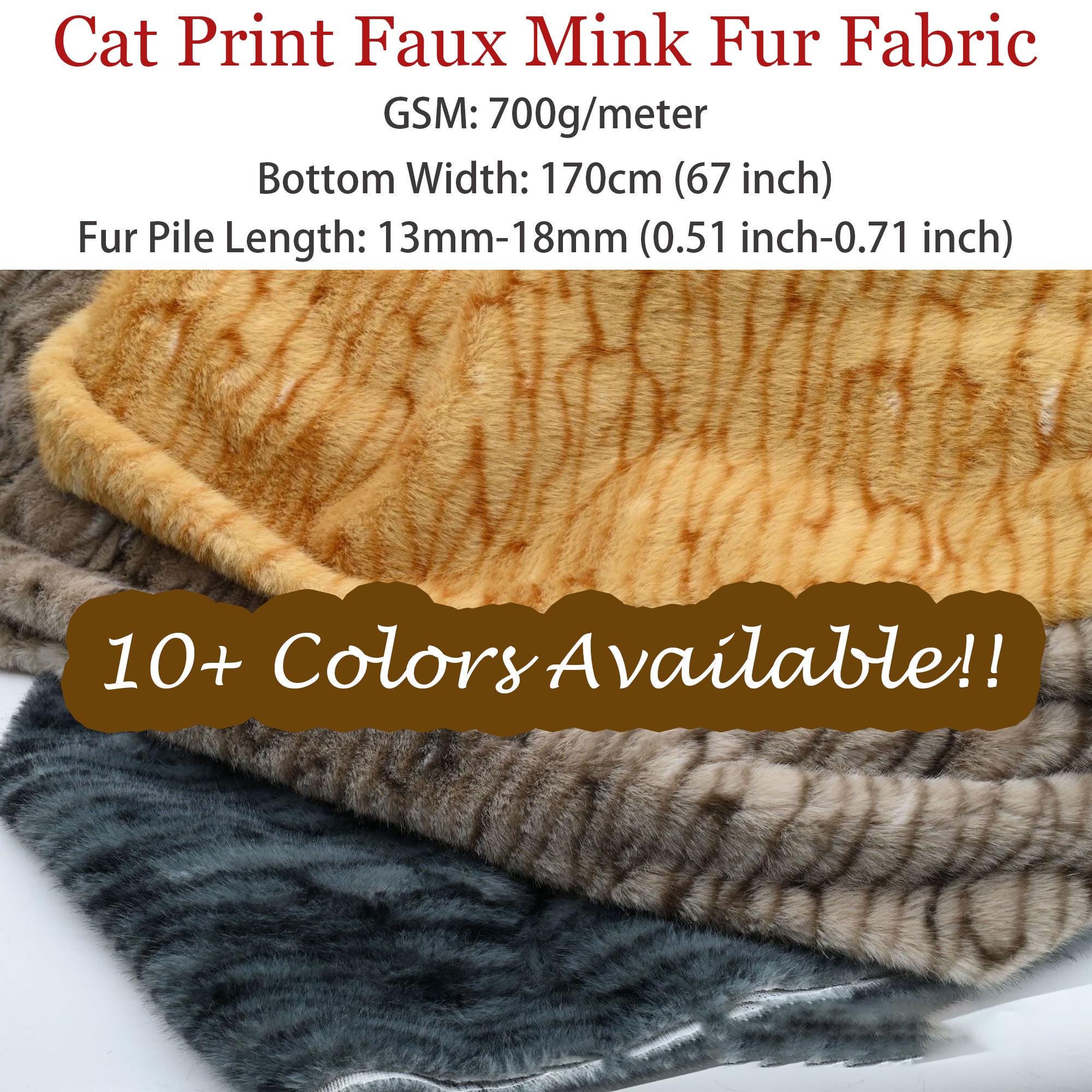 Fake Mink Fur Coat - Etsy