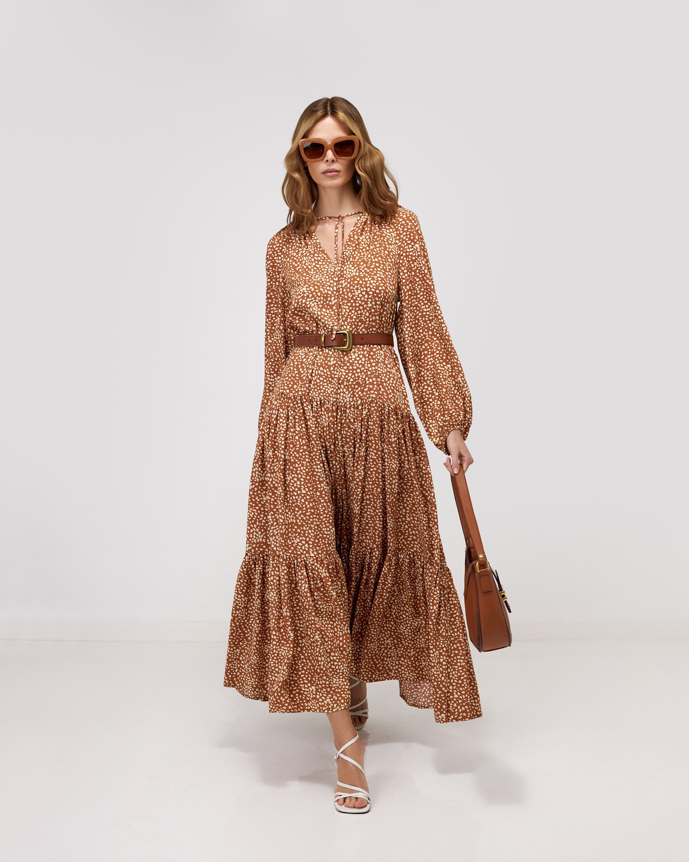 boho tiered dress pattern Tiered Maxi Dress Sewing Pattern