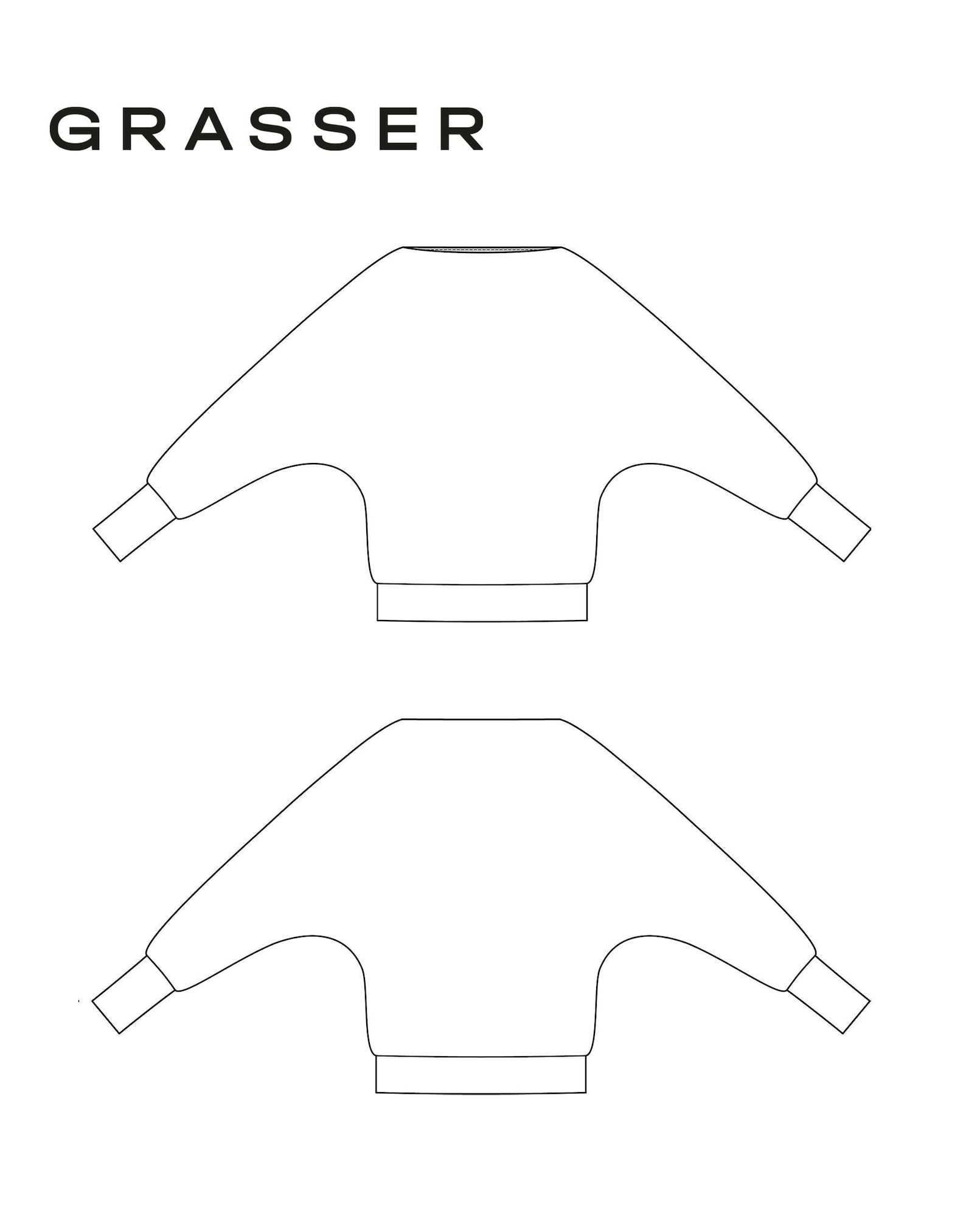 Dolman Sleeve Jumper Sewing Pattern No. 1101 | Beginner Friendly ...