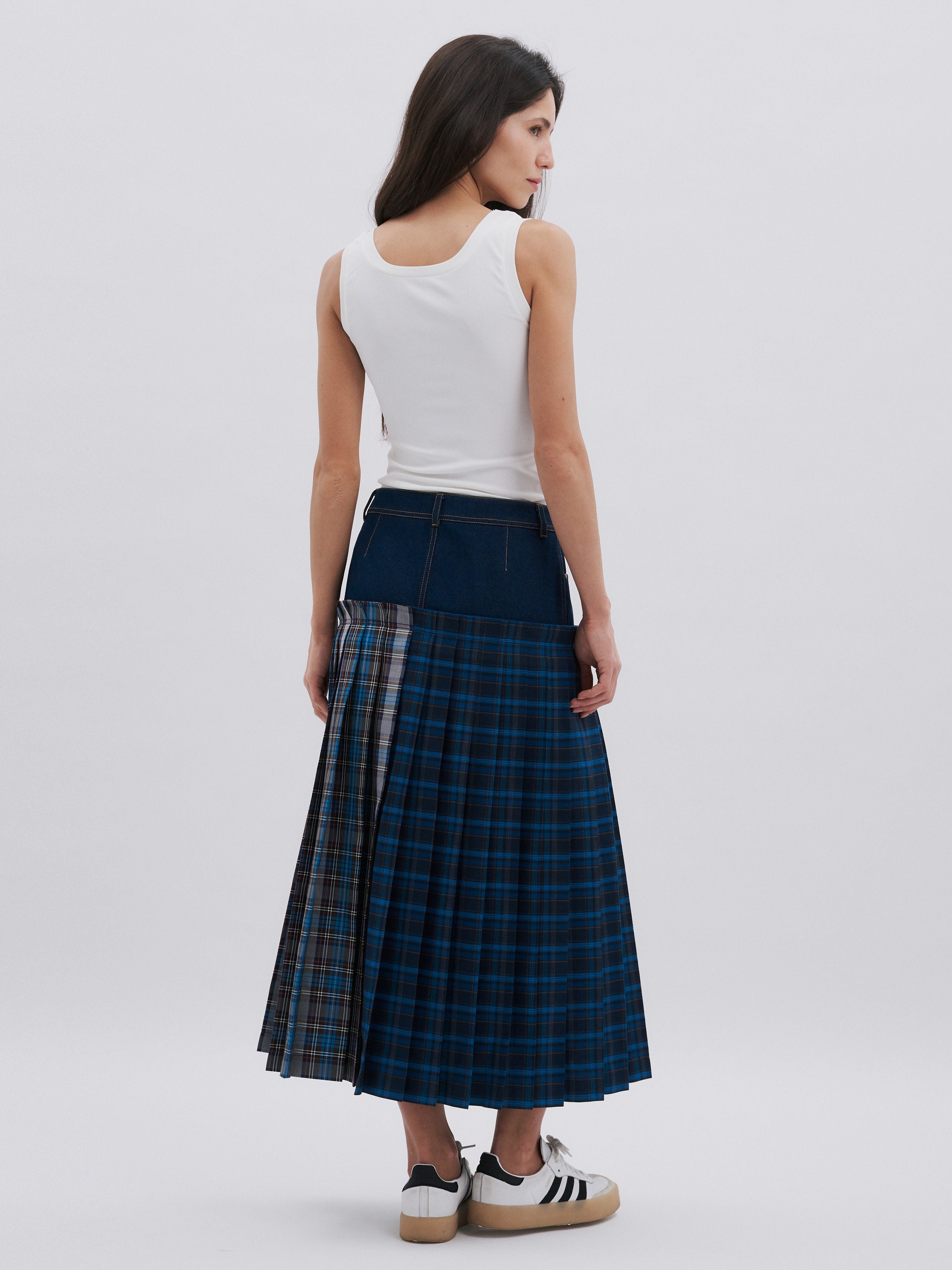 スカート ORR Pintuck Full Skirt Yoke Skirt Pdf Sewing Pattern for Women | Sizes 42 / 44 / 46