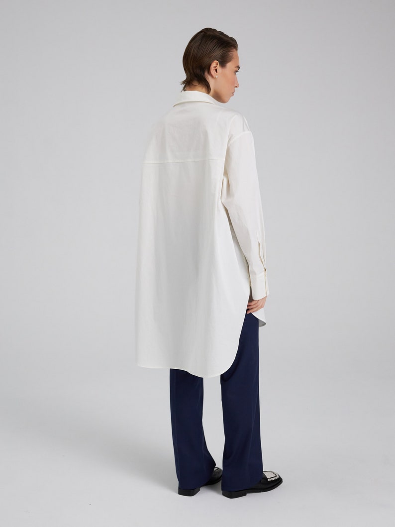 Cartamodello per camicia oversize con tutorial / taglie 42 / 44 / 46 (RU) / modello n.1014 immagine 7