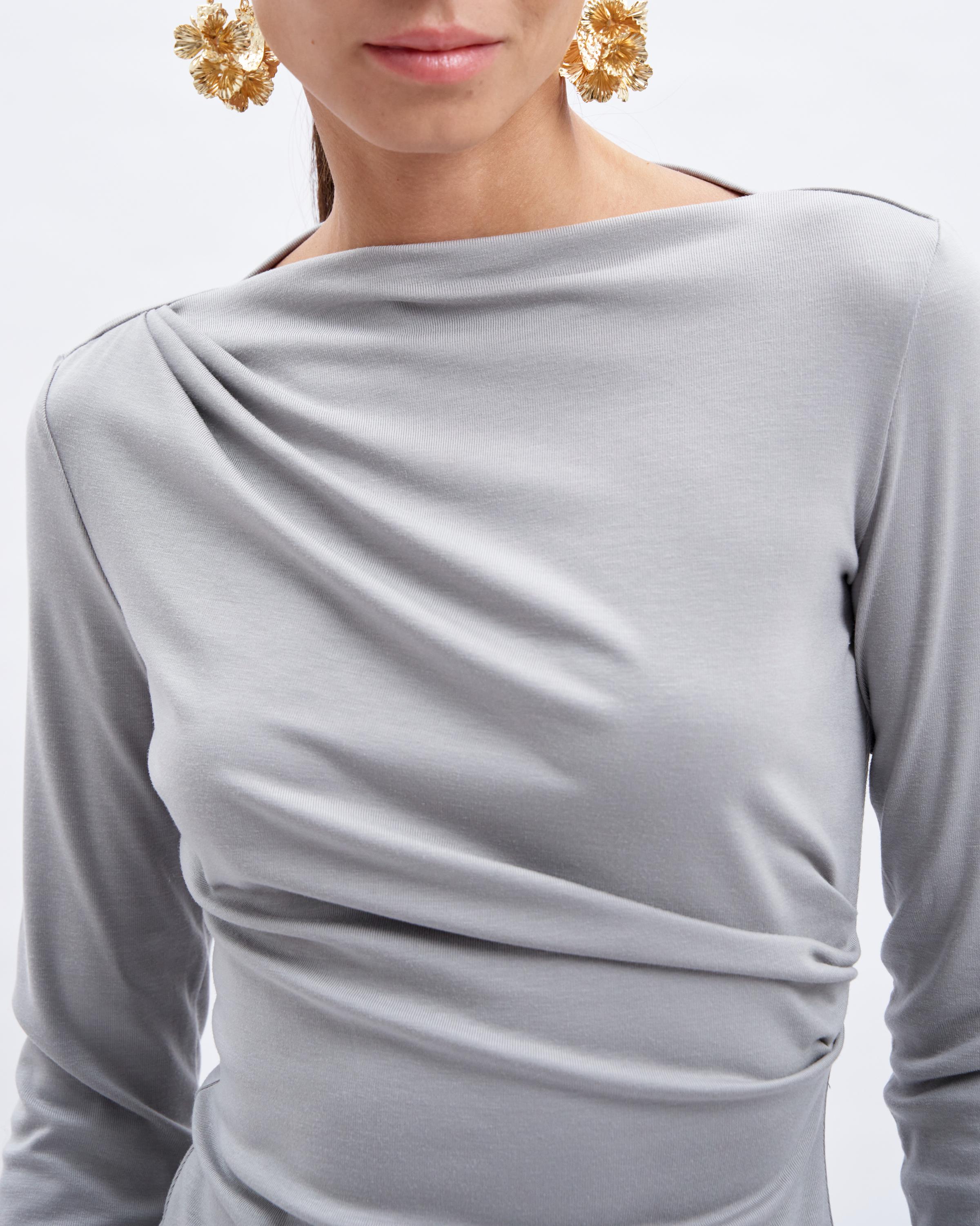 長袖Tシャツ PDF 縫製パターン | ボートネックトップス DIY | サイズ