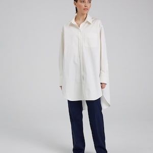 Cartamodello per camicia oversize con tutorial / taglie 42 / 44 / 46 (RU) / modello n.1014 immagine 4