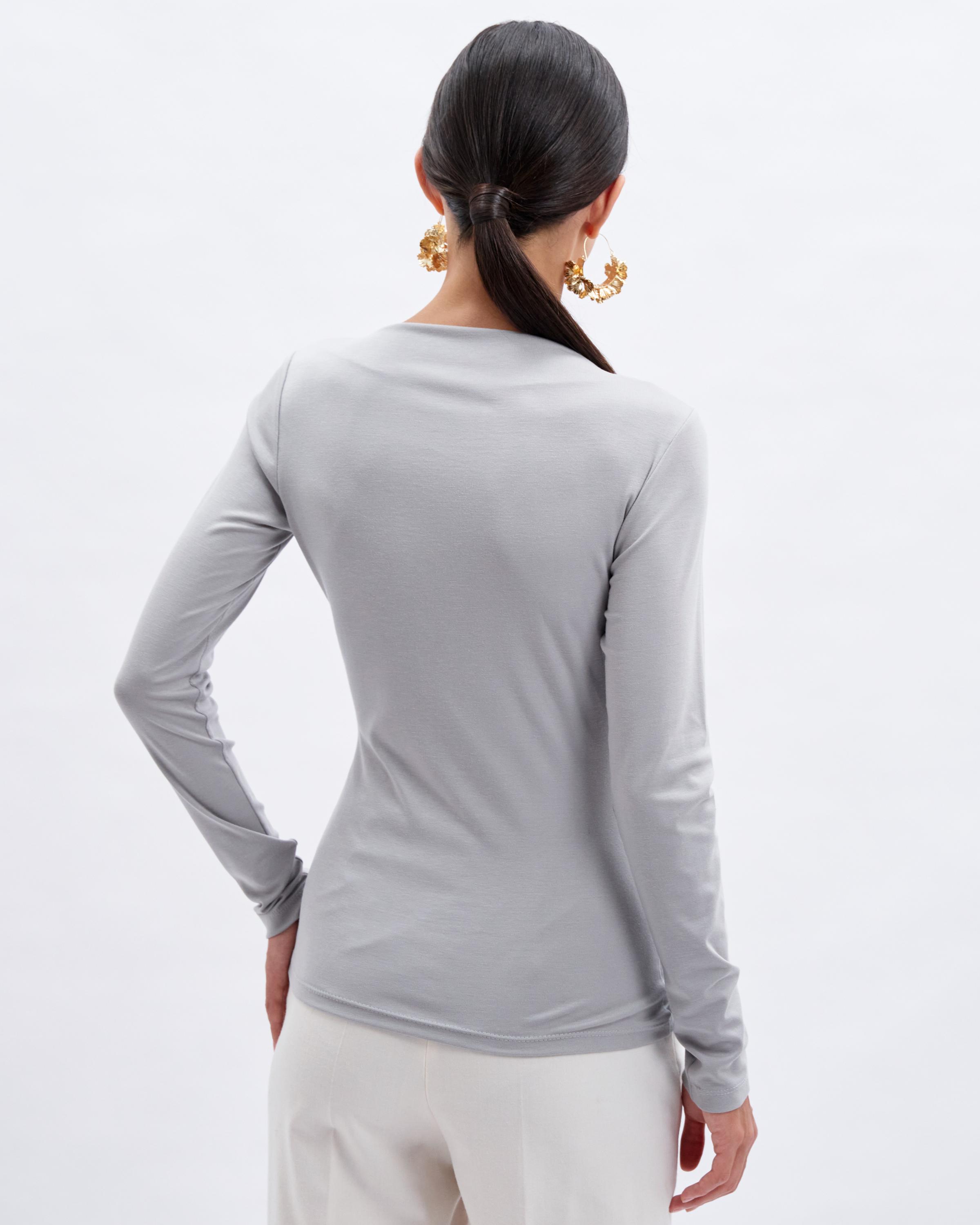 長袖Tシャツ PDF 縫製パターン | ボートネックトップス DIY | サイズ