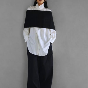 Cartamodello per camicia oversize con tutorial / taglie 42 / 44 / 46 (RU) / modello n.1014 immagine 10