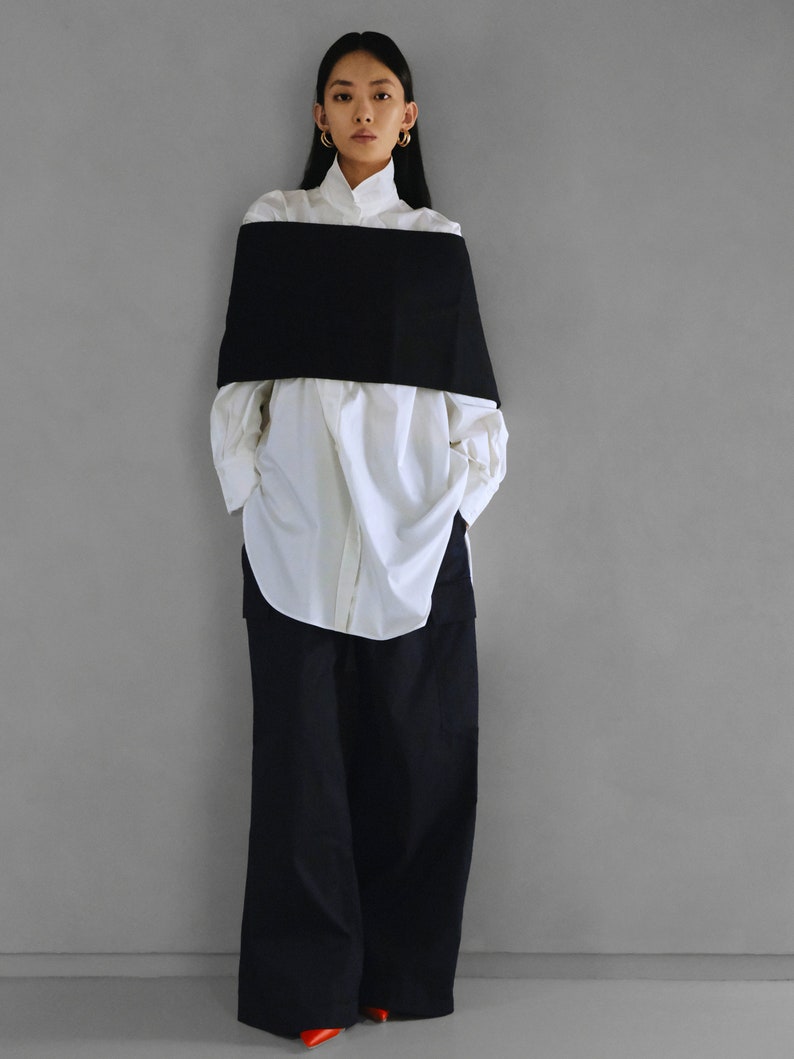 Cartamodello per camicia oversize con tutorial / taglie 42 / 44 / 46 (RU) / modello n.1014 immagine 10
