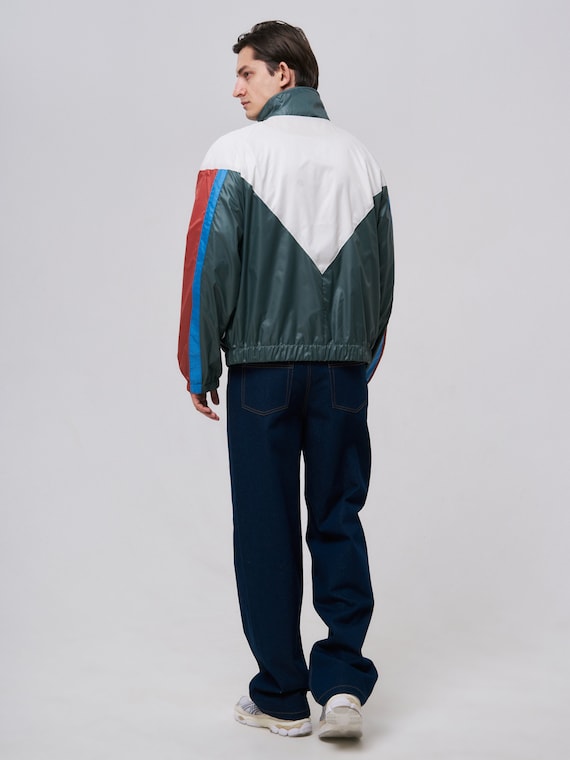 Vintage 1980's Shimano Windbreaker Bike Jacket Men's XL