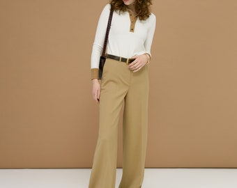 Straight Trousers Pdf Sewing Pattern for Women Sizes 38 / 40