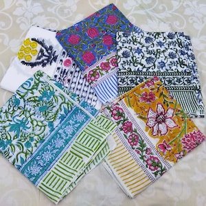 Handmade Block Print Cotton Sarong: Bohemian Beach Wrap Cover-Up