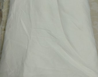 Fester weißer Baumwollstoff, leichtes Nähmaterial für Quilts, Bekleidung, DIY-Projekte, Nähen, Polstern,