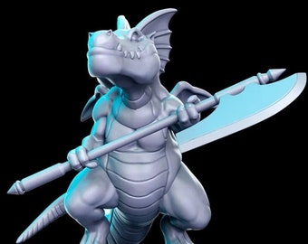 Hacksaurus 5cm - Statue inspirée de Dragon Quest - RNEstudio Green Dragon - JRPG