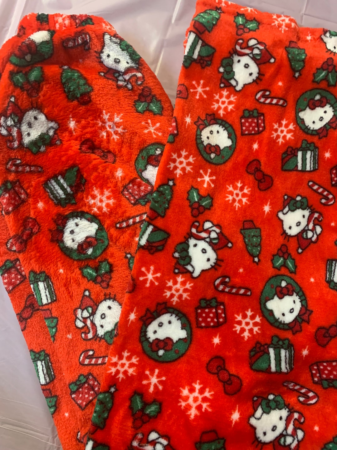 Hello Kitty Christmas Pajama Pants Etsy