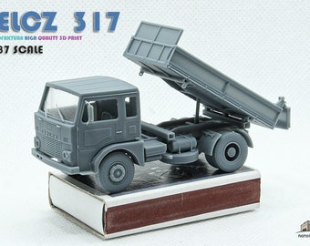 Jelcz 317 DDR LKW H0 1/87 1/72  Dump Truck | Semi Trailer