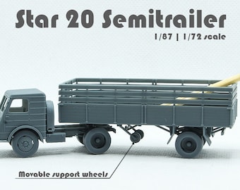 Star 20 Semitrailer 1/87 | 1/72