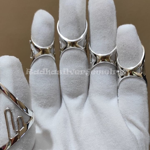 Arthritis Finger Splint Adjustable Sterling Silver 925 Ring Etsy