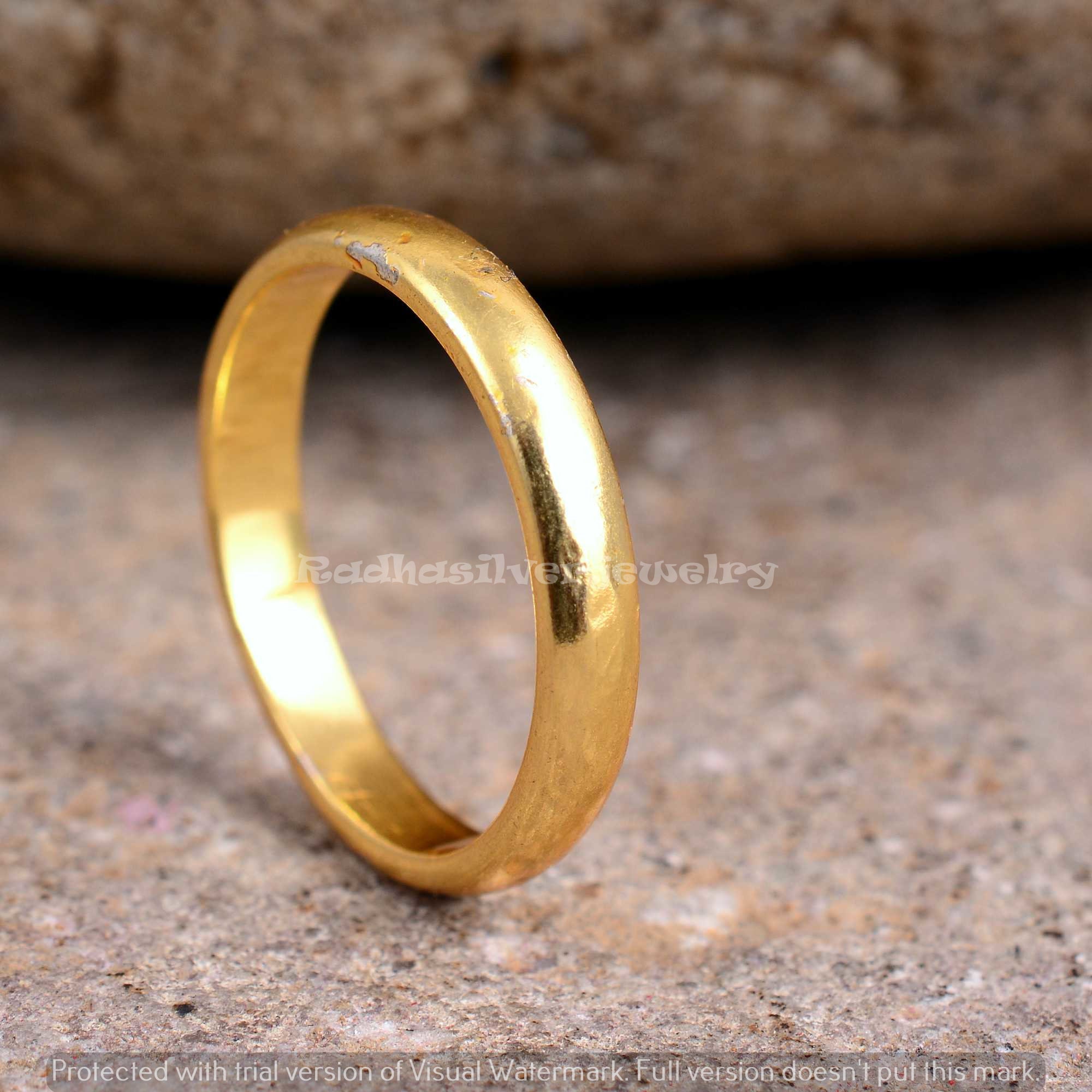22k Plain Gold Ring JGS-2001-00353 – Jewelegance
