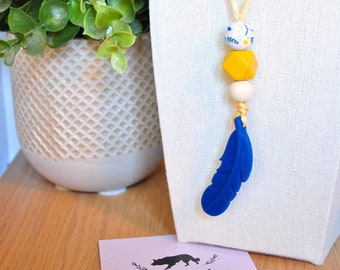 Nursing Necklaces. Feather Model