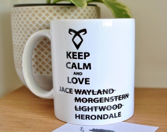 Angelic Rune Mug Shadowhunters Keep Calm Love Jace