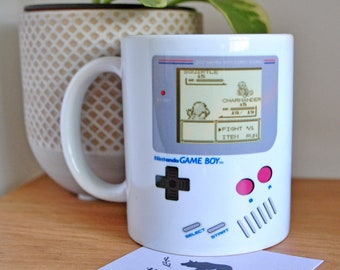 GameBoy Nintendo Pokemon Zelda Tetris Mug