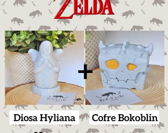 Zelda Pack - Hylian Goddess (20cm) + Bokoblin Chest