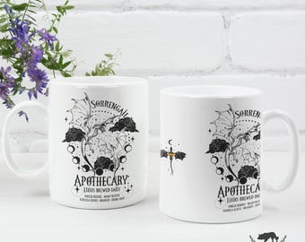 Fourth Wing Mug, Reader Mug, Book Mug, Violet Sorregail, Basgiath War College Mug, Apothecary Violet Sorrengail