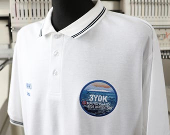 Embroidered 3Y0K DX Expedition Polo Shirt: Ham Radio Collectible