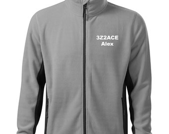Ham Radio Amateur Radio Callsign Fleece Premium Quality - Personalised with embroidery