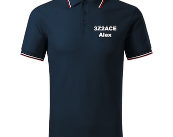 Besticktes Rufzeichen und Name Poloshirt: Personalisiertes Ham Radio