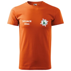 Personalized POTA Ham Radio T-Shirt: Embroidered Callsign