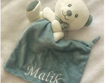 Personalized comforter/Baby comforter with name/Personalized birth gift/Embroidered comforter with name/Personalized soft toy/Baby gift idea
