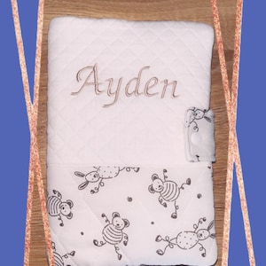personalized health record cover/baby health record with first name/fabric health record cover/personalized birth gift/