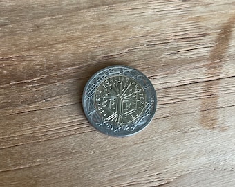 2 ユーロ硬貨フランス共和国 2002 - 2012 - Etsy 日本