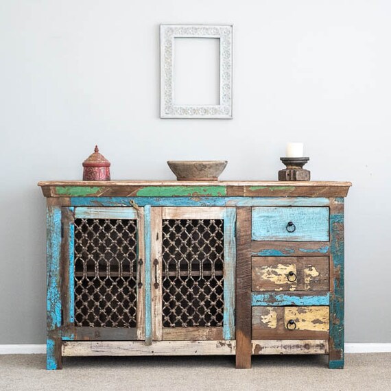 Reclaim Jali Sideboard or TV Cabinet Etsy