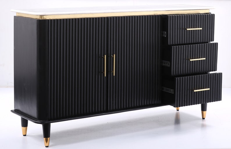 2 Door sideboard with 3 drawers image 4