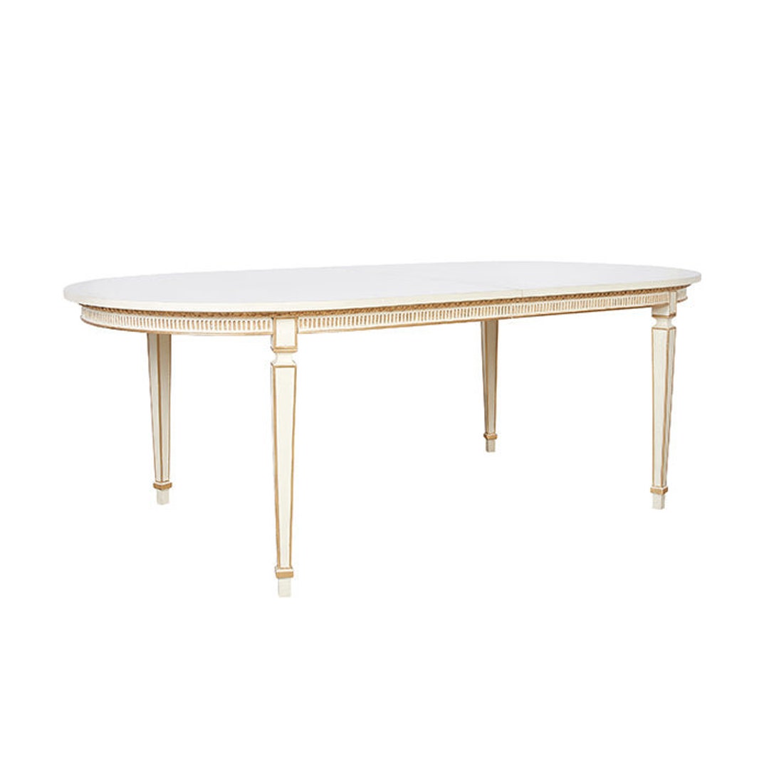 Oval Dining Table in White - Etsy