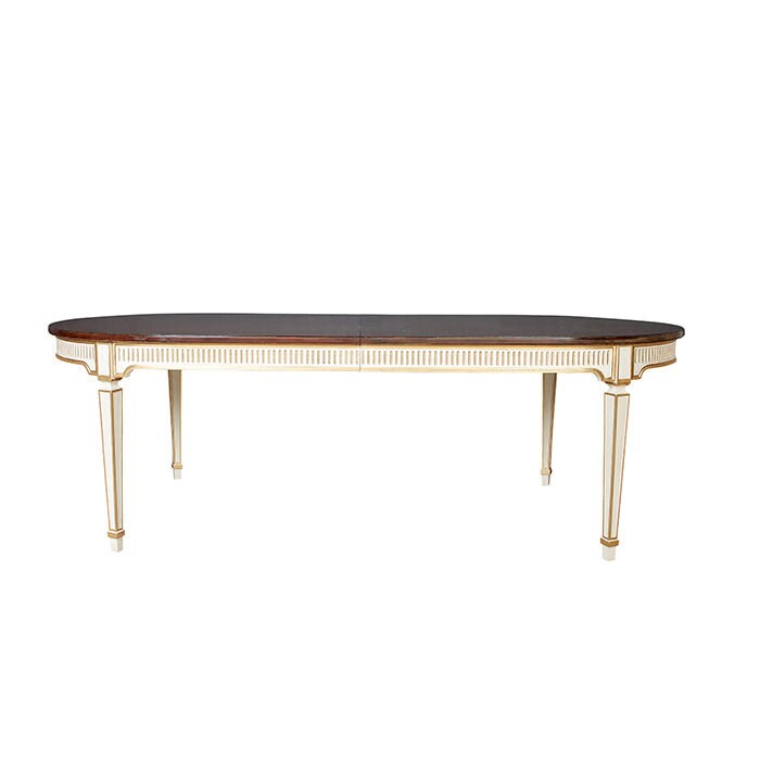 Oval Dining Table in Brown - Etsy