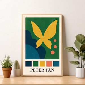 Peter pan colour swatches print