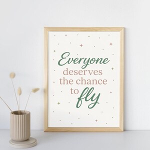 The chance to fly magical print