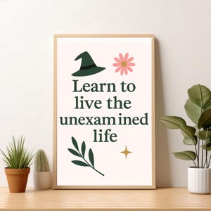 Unexamined life magical print