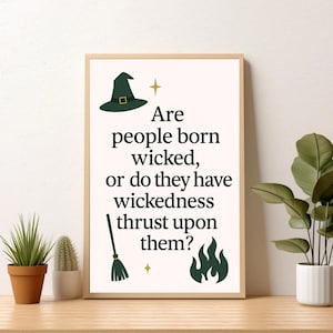 Born Wicked magical print