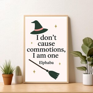 Elphaba magical print