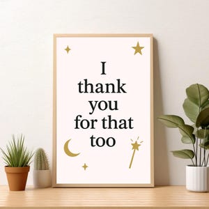 I thank you magical print